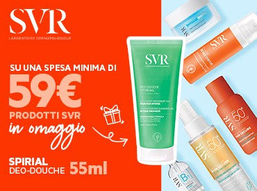 59€ di spesa o 2 Prodotti SVR e ricevi l'Omaggio!